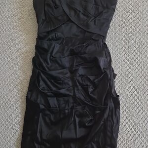 Calvin Klein Strapless Black Dress